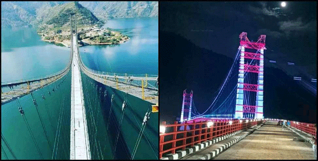 चारधाम यात्रियों के लिए आकर्षण का केन्द्र बना डोबरा-चांठी पुल