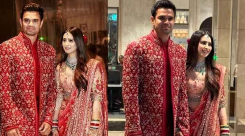 अर्जुन तेंदुलकर और सानिया चड्ढा का मुंबई में भव्य विवाह