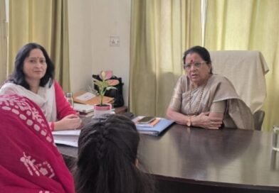 महिला आयोग अध्यक्ष कुसुम कण्डवाल ने सखी वन स्टॉप सेंटर का किया औचक निरीक्षण
