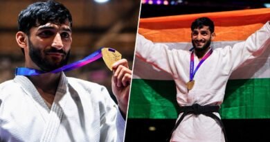 कॉमनवेल्थ गेम्स 2026- भारत के हर्ष सिंह का कमाल, जूडो में स्वर्ण पदक जीतकर बनाया नया रिकॉर्ड कॉमनवेल्थ गेम्स 2026- भारत के हर्ष सिंह का कमाल, जूडो में स्वर्ण पदक जीतकर बनाया नया रिकॉर्ड