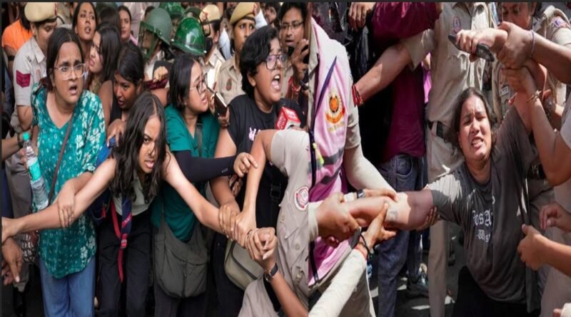 सीईसी के इस्तीफे की मांग को लेकर दिल्ली में प्रदर्शन, पुलिस ने कई प्रदर्शनकारियों को हिरासत में लिया